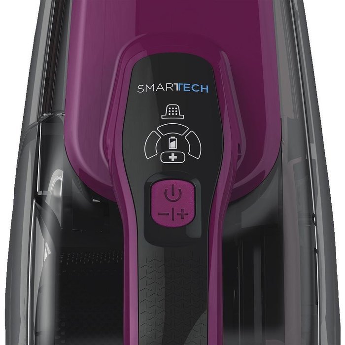 Black & Decker HHVJ320BMFS27 Smartech 2.0Ah Cordless Lithium Hand Vacuum with Scent, Eggplant N2