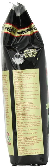 Caffe D'arte Gourmet Meaning of Life Whole Bean Coffee, 16-Ounce Foil Bags (Pack of 2) N15