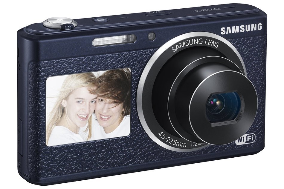 Samsung Electronics EC-DV180FBPBUS Dual-View Wireless Smart Camera (Black)