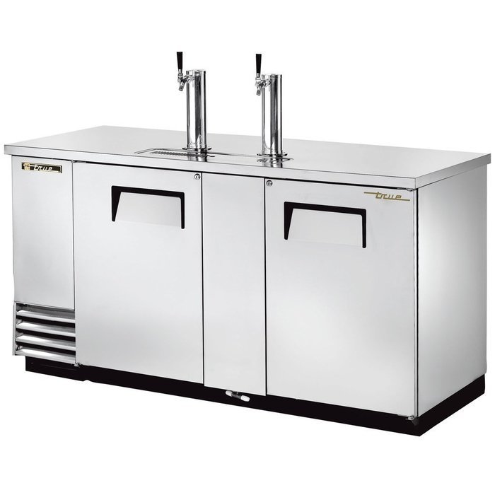 Draft Beer Cooler (3) Keg Capacity True Refrigeration TDD-3-S (Each)