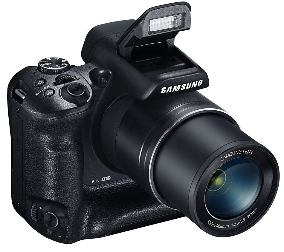 Samsung WB2200F 16.3MP CMOS Smart WiFi & NFC Digital Camera with 60x Optical Zoom, 3.0" LCD and 1080p HD Video...