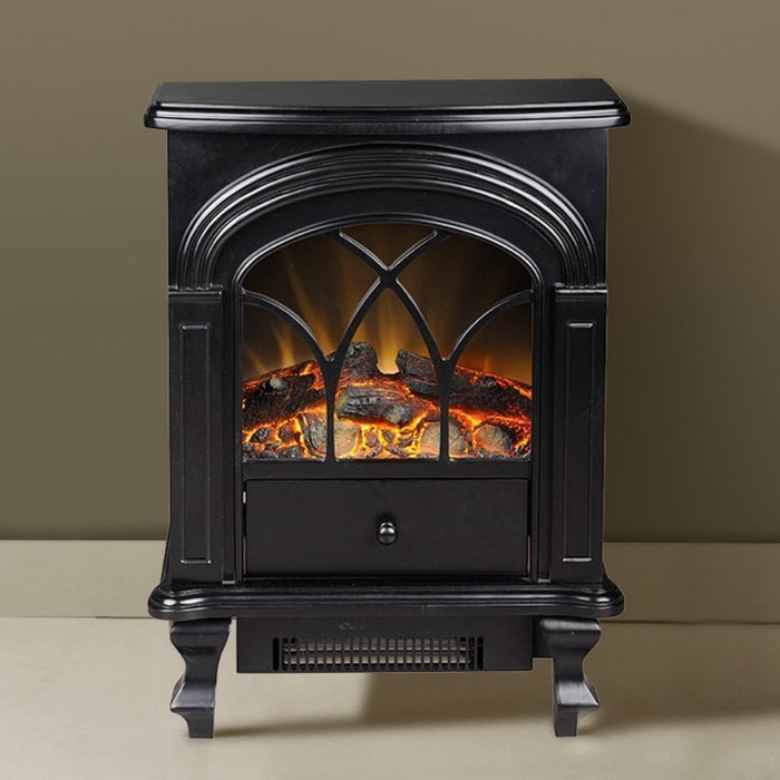 Homestar Z93557 Cologne Electric Stove, 18.4" x 11" x 25.35", Black N2