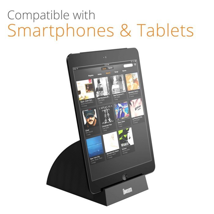 Satechi iFit-2 Portable Rechargeable Speaker Stand for Smartphones & Tablets: iPad Mini, Air, 3, iPhone 6 Plus... N4
