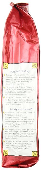 Puroast Low Acid Coffee Organic House Blend Drip Grind, 2.5 lb. N6
