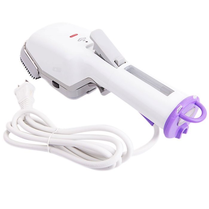 Portable Electric Hand-held Steam Brush with Travel-ready Pouch, 650-watt, White N4