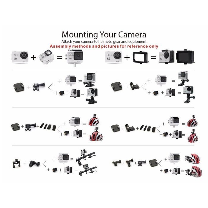 4K WIFI Extreme Sport Action Camera Auein Super Slim Ultra HD Waterproof DV Camcorder 12MP 170 Degree Wide Angle...