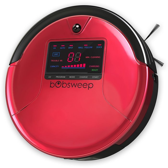 bObsweep PetHair Robotic Vacuum Cleaner and Mop, Rouge N3