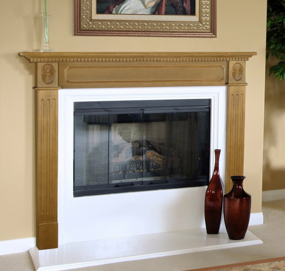 Pearl Mantels 711-48 Sweetheart Unfinished Fireplace Mantel, Interior Opening 48-Inch Wide by 42-Inch High