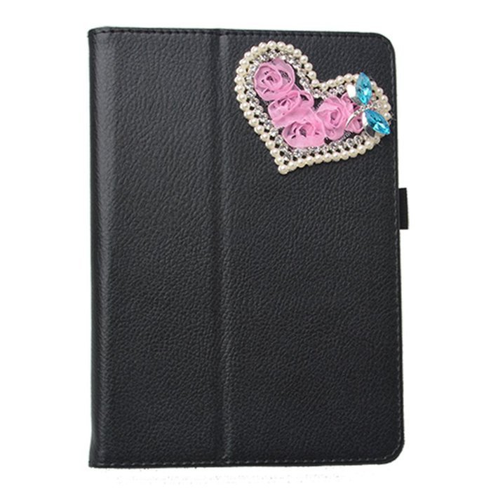 Spritech(TM) Luxury Bling Rhinestone Design Elegant Flower Decor Smart-shell Stand Cover for Amazon Kindle Fire... N22