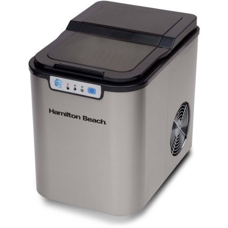 Hamilton Beach Portable Ice Maker | Touch Buttons for Easy Operation