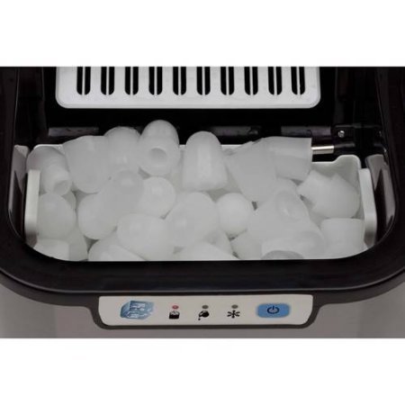 Hamilton Beach Portable Ice Maker | Touch Buttons for Easy Operation N2