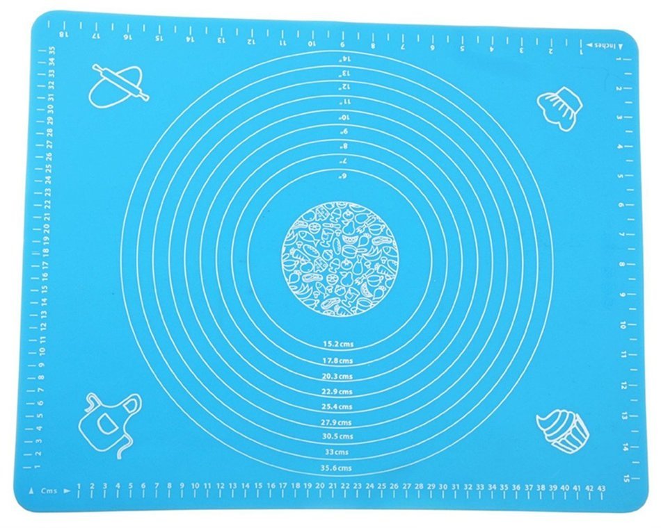 M-Aimee Large Non-Stick Silicone Baking Mat 16"x20" for Rolling Dough or Pastry&mdash;&mdash;FDA Approved. Microwave and Dishwasher... N5
