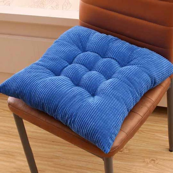Spritech(TM) Superior Comfort Winter Seat Cushion for Chair Car Seat Plane or Wheelchair Coffee 15.6"*15.6" N12