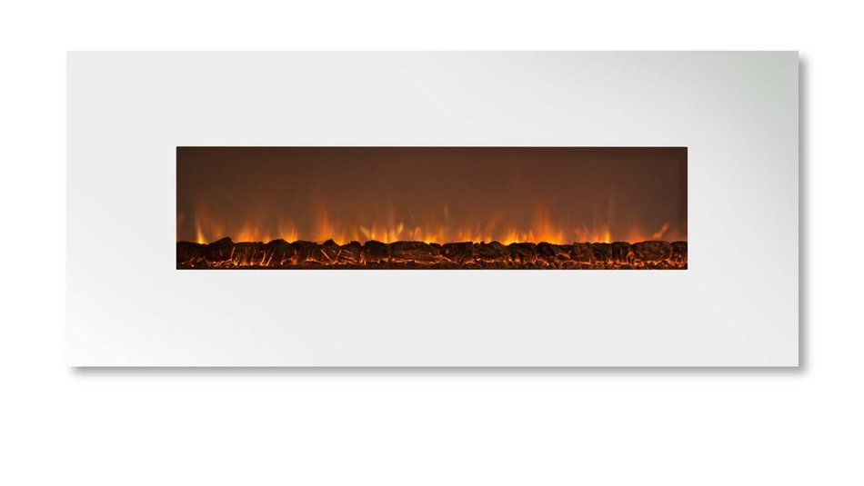 Modern Flames CLX-2 Series Electric Fireplace with Black Stainless Steel Front, 144-Inch N14