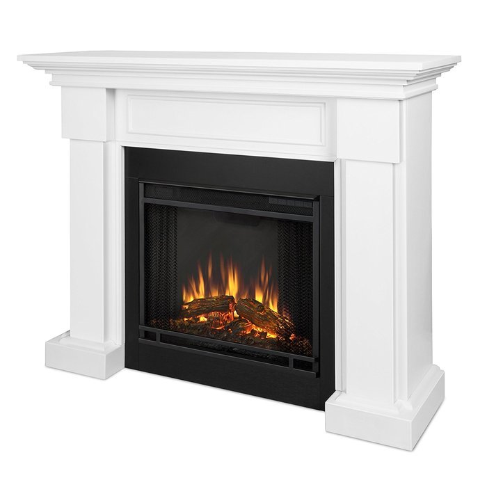 Real Flame 7910E Hillcrest Electric Fireplace, Medium, Chestnut Oak