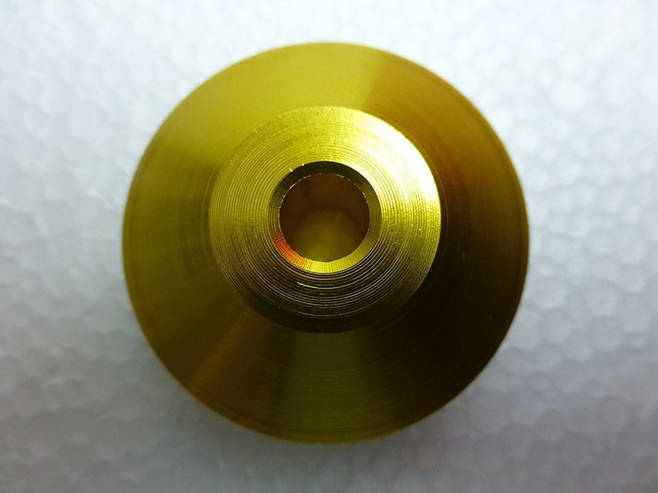 Technics SL 1200 Gold Dome 45 RPM Record Turntable Adapter for 7" Vinyl by ZXPC