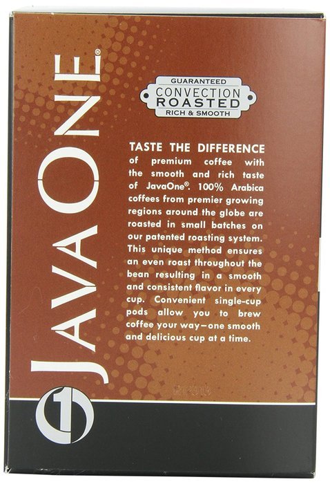 Java One French Roast Coffee, 14-Count Pods (Pack of 6) N22