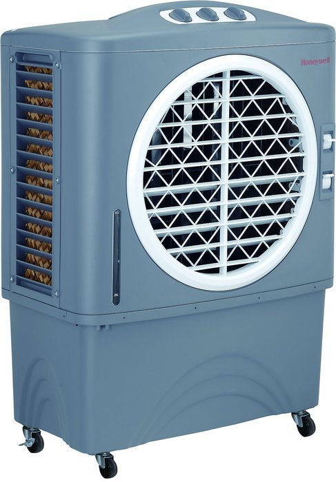 Honeywell CO48PM 100 Pt. Commercial Indoor/Outdoor Portable Evaporative Air Cooler - White/Grey N2