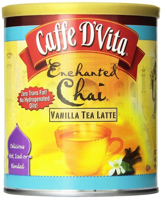 Caffe D'Vita Amaretto Instant Cappuccino, 16-Ounce Canisters (Pack of 6) N71