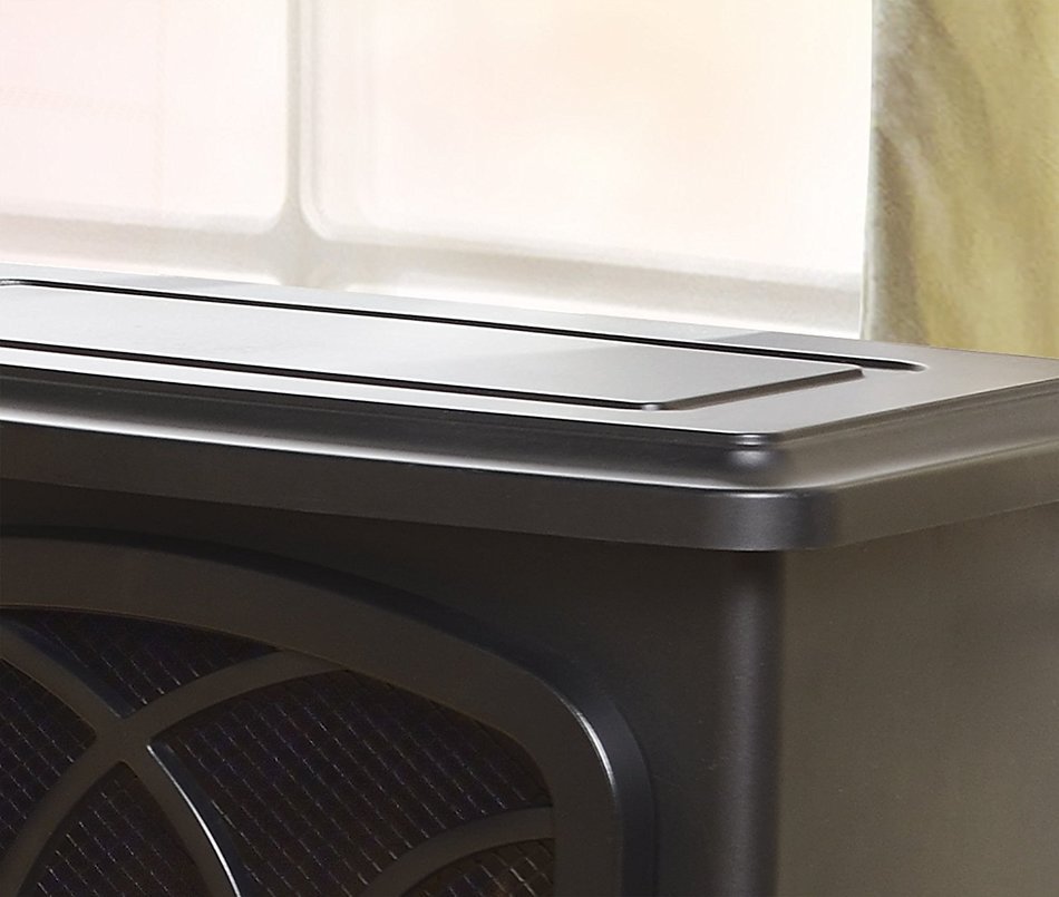 Homestar ZARRIZO Baltimore Stove, 17.6" x 9.45" x 22", Black N2
