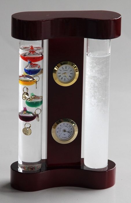 Lily's Home Galileo Weather Station with Galileo Thermometer, Admiral Fitzroy Storm Glass, a Precision Quartz...