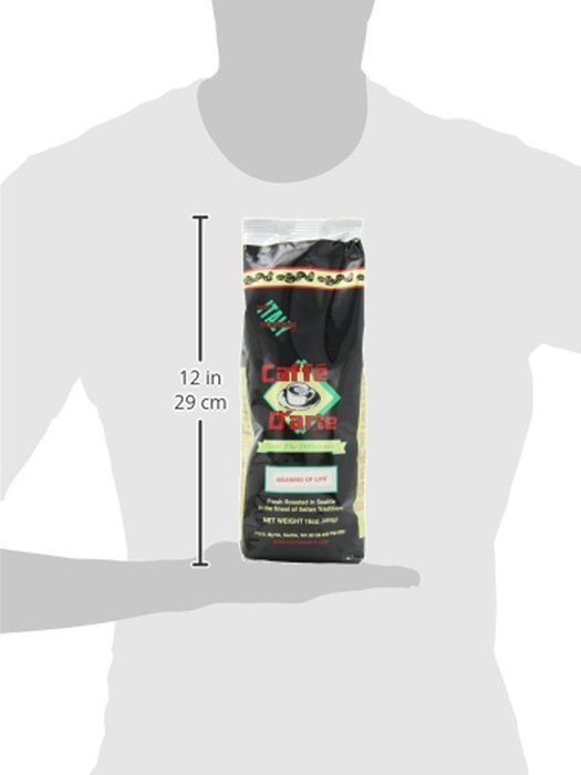 Caffe D'arte Gourmet Meaning of Life Whole Bean Coffee, 16-Ounce Foil Bags (Pack of 2) N17