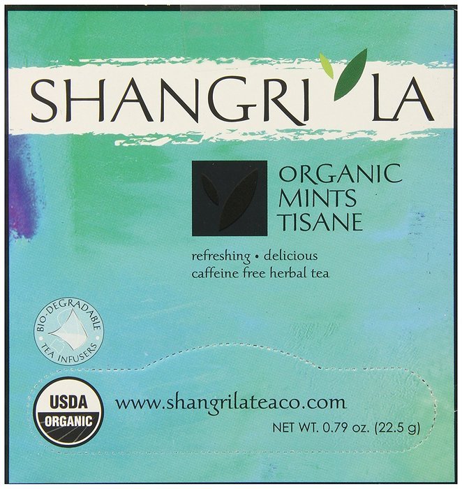 Shangri La Tea Company Organic Tea Sachet, Chamomile Mint, 15 Count N31