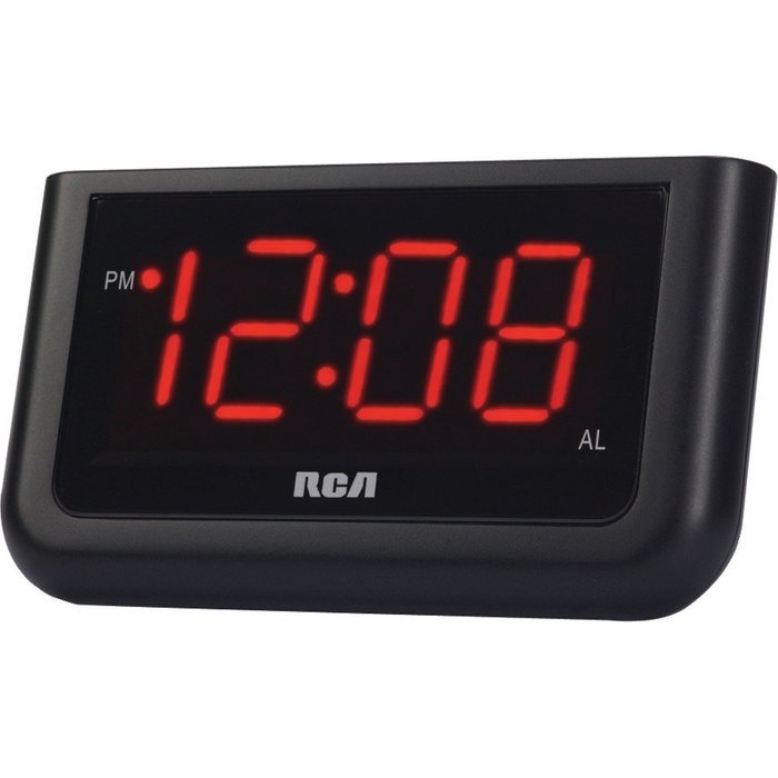 RCA RCD30 Alarm Clock with 1.4 Red Display