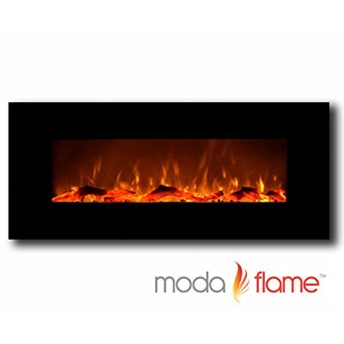 PRO Houston Wall Mount Electric Fireplace by Moda Flame N2