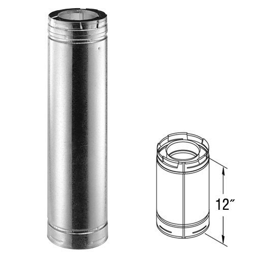 Chimney 69511 5 in. x 8 in. DirectVent Pro 12 in. Galvanized Length