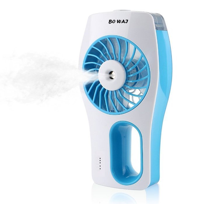 Pakway Portable Handheld USB Mini Misting Fan with Personal Cooling Mist Humidifier Rechargeable Battery for Home... N3