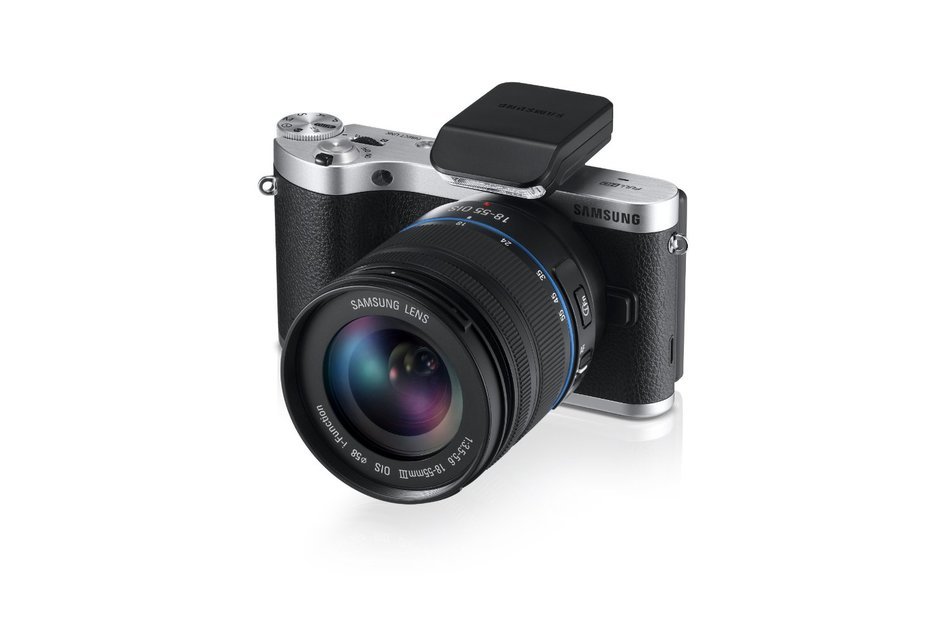 Samsung NX300 20.3MP CMOS Smart WiFi Mirrorless Digital Camera with 18-55mm Lens and 3.3" AMOLED Touch Screen... N4