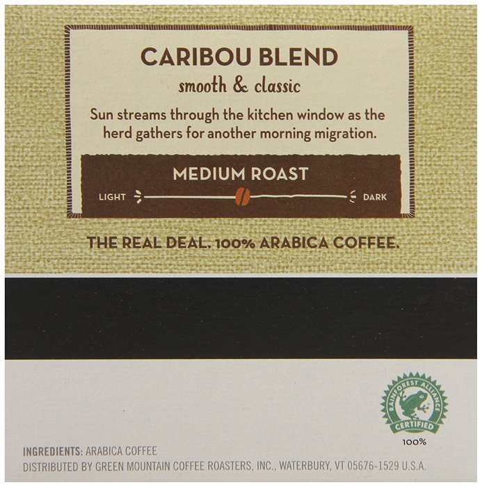 Caribou Coffee Caribou Blend, Keurig K-Cups, 72 Count N17