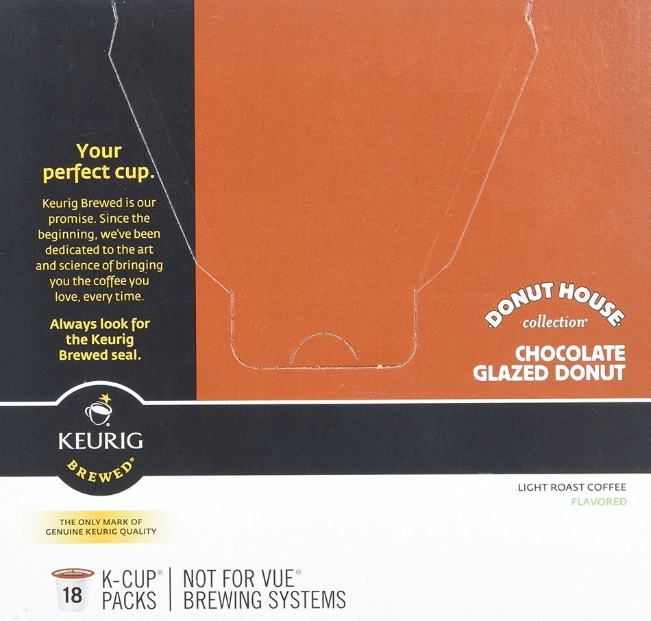 Donut House Chocolate Glazed Donut - 18 ct N3