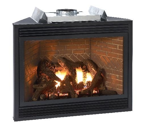 Luxury 36" Direct-Vent LP Millivolt Control Fireplace