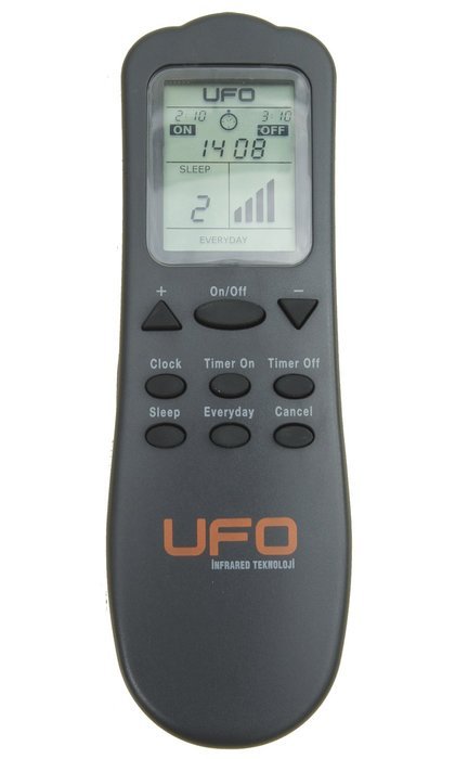 UFO UK-15 Electric Mid-Wave Infrared Heater with Remote Control N2