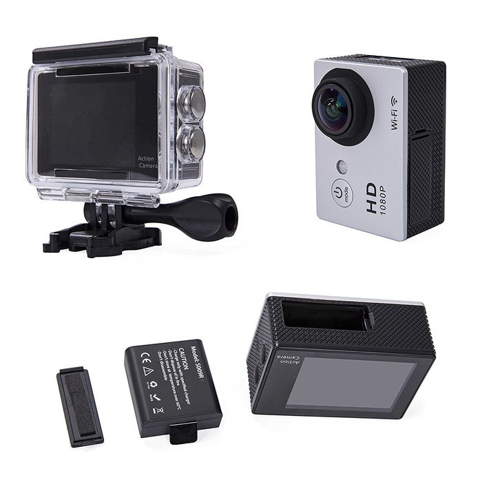 4K Ultra HD Wifi & HDMI Action Sports Camera Sport DV Dual LCD Screens & Waterproof Wrist Remote-Wifi Cam DV-Wrist... N5
