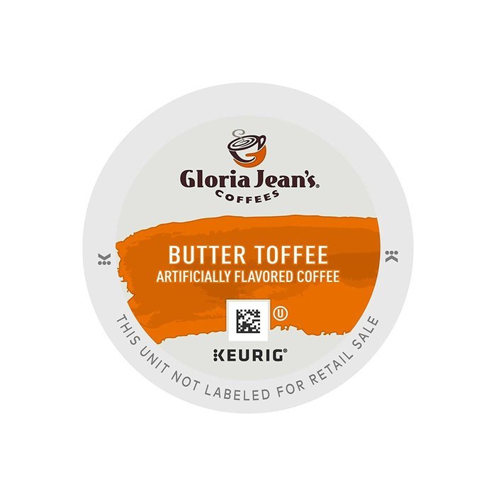 Gloria Jean's Butter Toffee, Keurig K-Cups, 72 Count N7