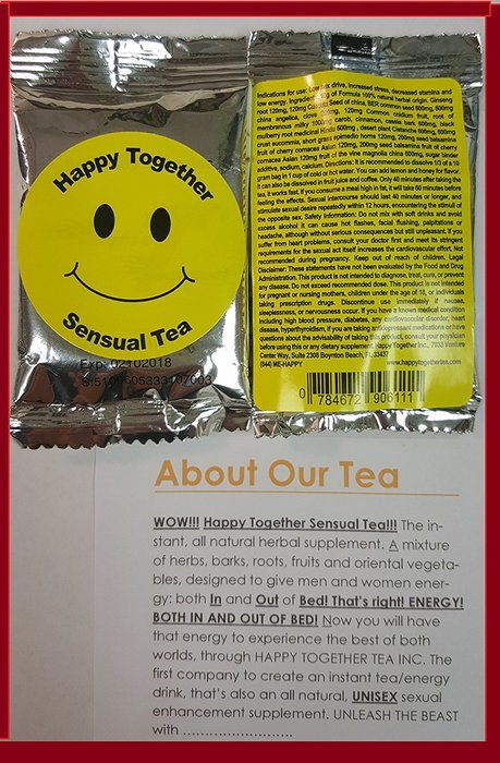 Vpower All Natural Herbal Tea for Increasing Libido, Boosts Testosterone and Nitric Oxide, Which Improves Erectile...