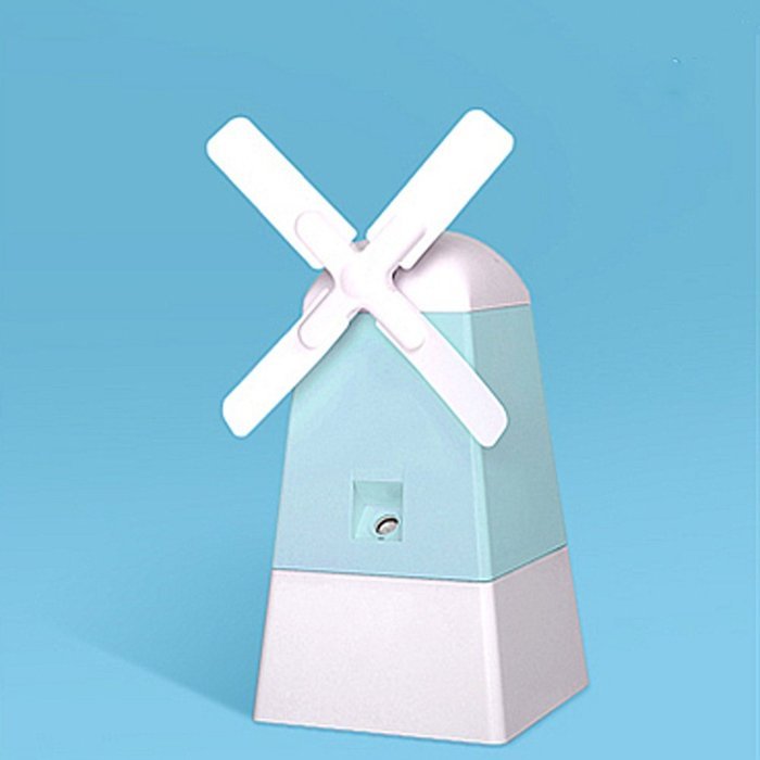 The Dutch Windmills Humidifier Wind and Cool Mist Interaction Making the Summer Cooler (white) N2