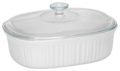 2-1/2 Quart Oval Covered Casserole Dish (Pack of 2)