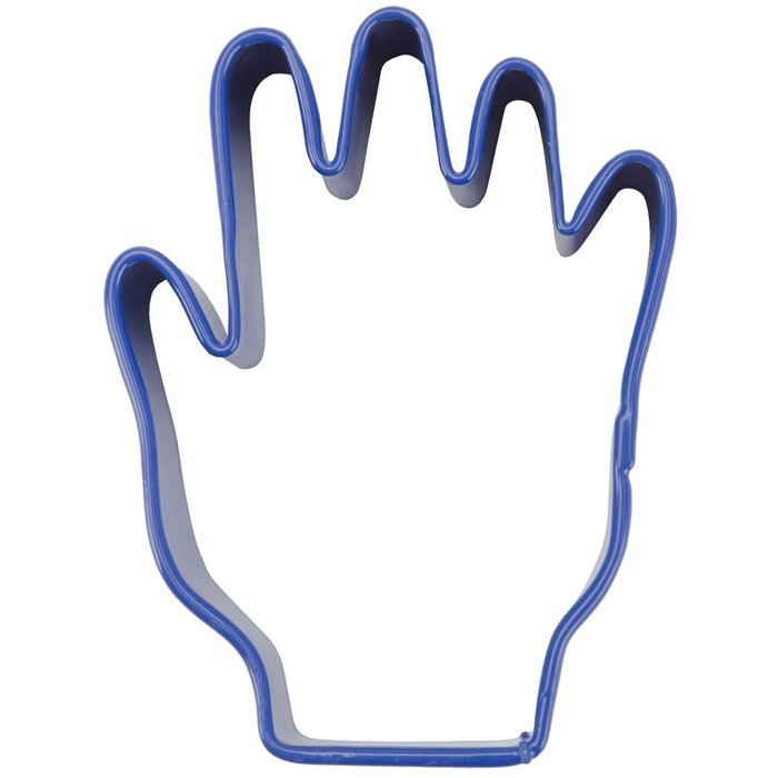 Wilton Metal Cookie Cutter 3"-blue/hand