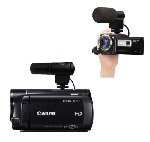 Stereo Microphone With Windscreen (Shotgun) For Sony Handycam HDR-HC9 N2