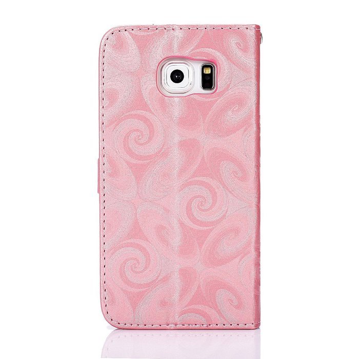 Galaxy S6 Case,Galaxy S6 Wallet Case, PHEZEN Bling Liquid Glitter Love Heart Floating 3D Hourglasses Luxury Pu... N29