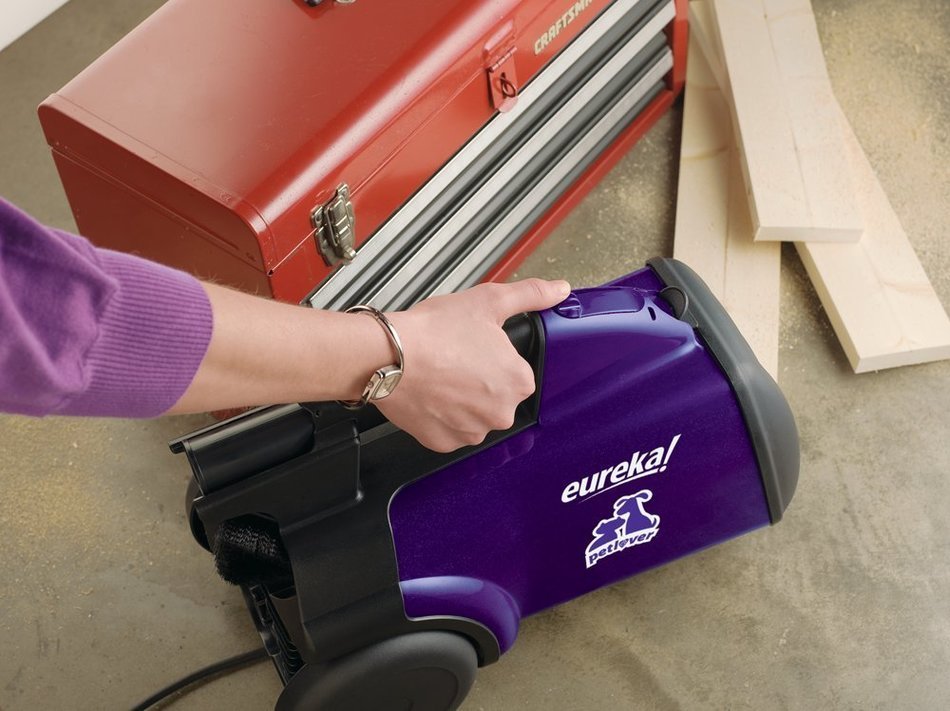 Eureka Mighty Mite Canister Vacuum with Pet Attachments, 3684F