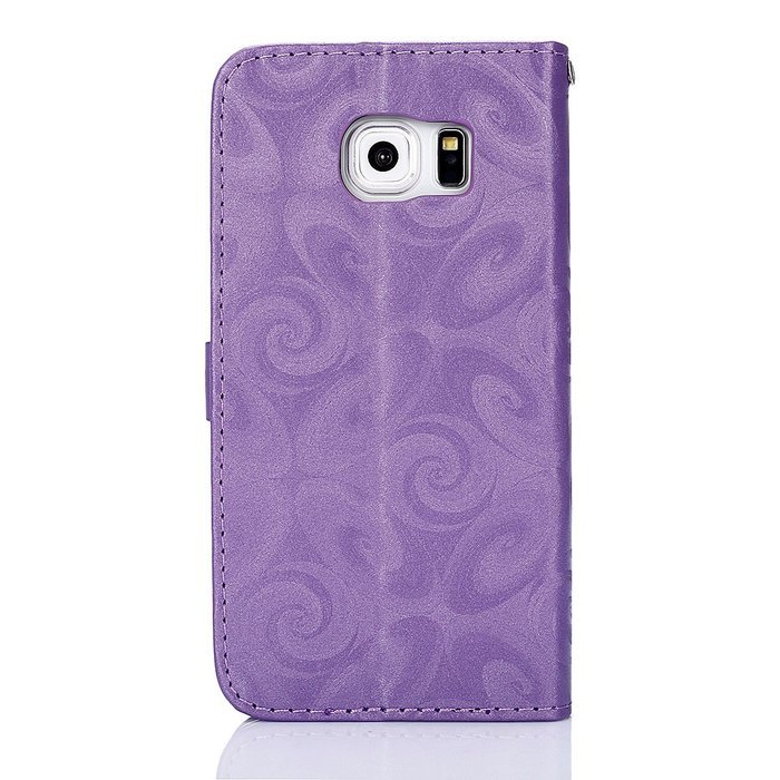Galaxy S6 Case,Galaxy S6 Wallet Case, PHEZEN Bling Liquid Glitter Love Heart Floating 3D Hourglasses Luxury Pu... N32