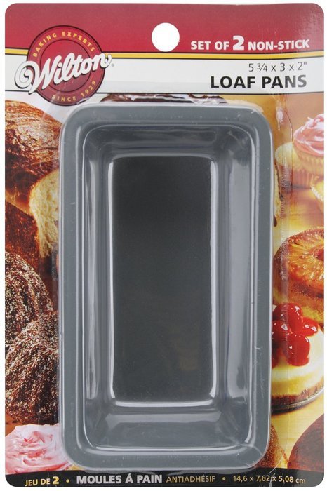 Wilton 2105-1826 Mini Loaf Pan, Set of 2- Discontinued By Manufacturer