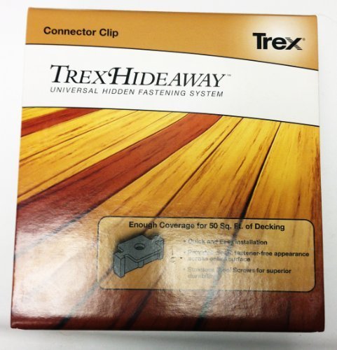 Trex Hideaway Universal Deck Clips 50 SQFT {90ct. Hidden Fasteners} by TREX