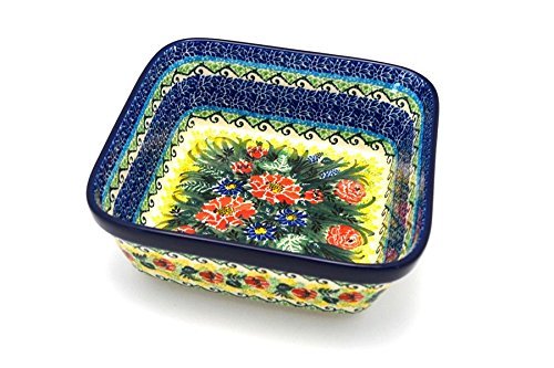 Polish Pottery Baker - Square - Unikat Signature - U4610
