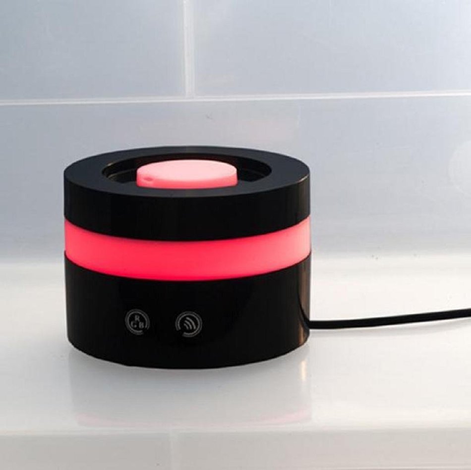 Leewa 100mL LED Essential Oil Diffusers Aroma Ultrasonic Cool Mist Humidifiers with USB - Plastic - Black N8